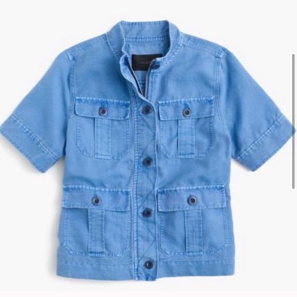 J. Crew Tops - J. Crew safari jacket top